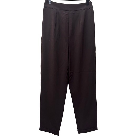 NWT Nasty Gal Buttoned‎ Top Trouser Chocolate Brown Size US 4 - Picture 6 of 10